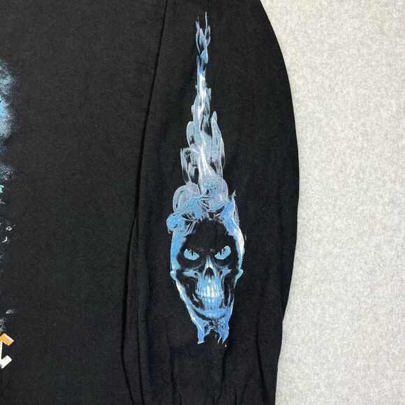 Support Local Tribesmen Motorcycle Long Sleeve T-Shirt Men’s 3XL Black Graphic - Picture 4 of 11